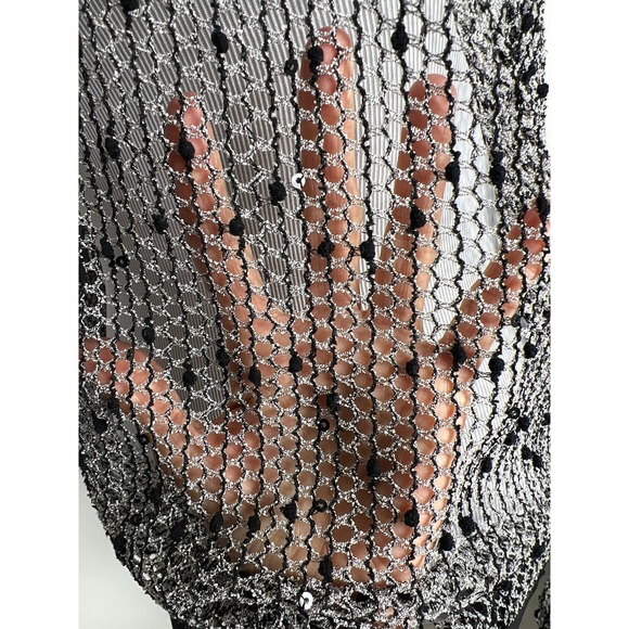 Joseph Ribkoff Open Mesh Overlay Top, Size 6 - Picture 7 of 9